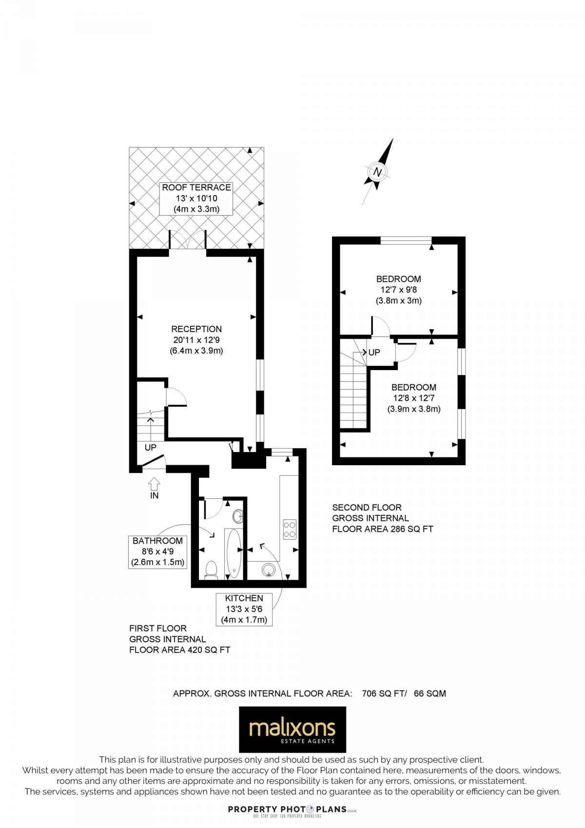 Floorplan for Gleneldon Road, London, SW16
