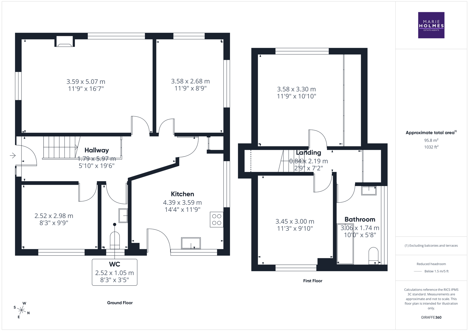 Floorplan for Carleton Drive, Penwortham, PR1 0QT