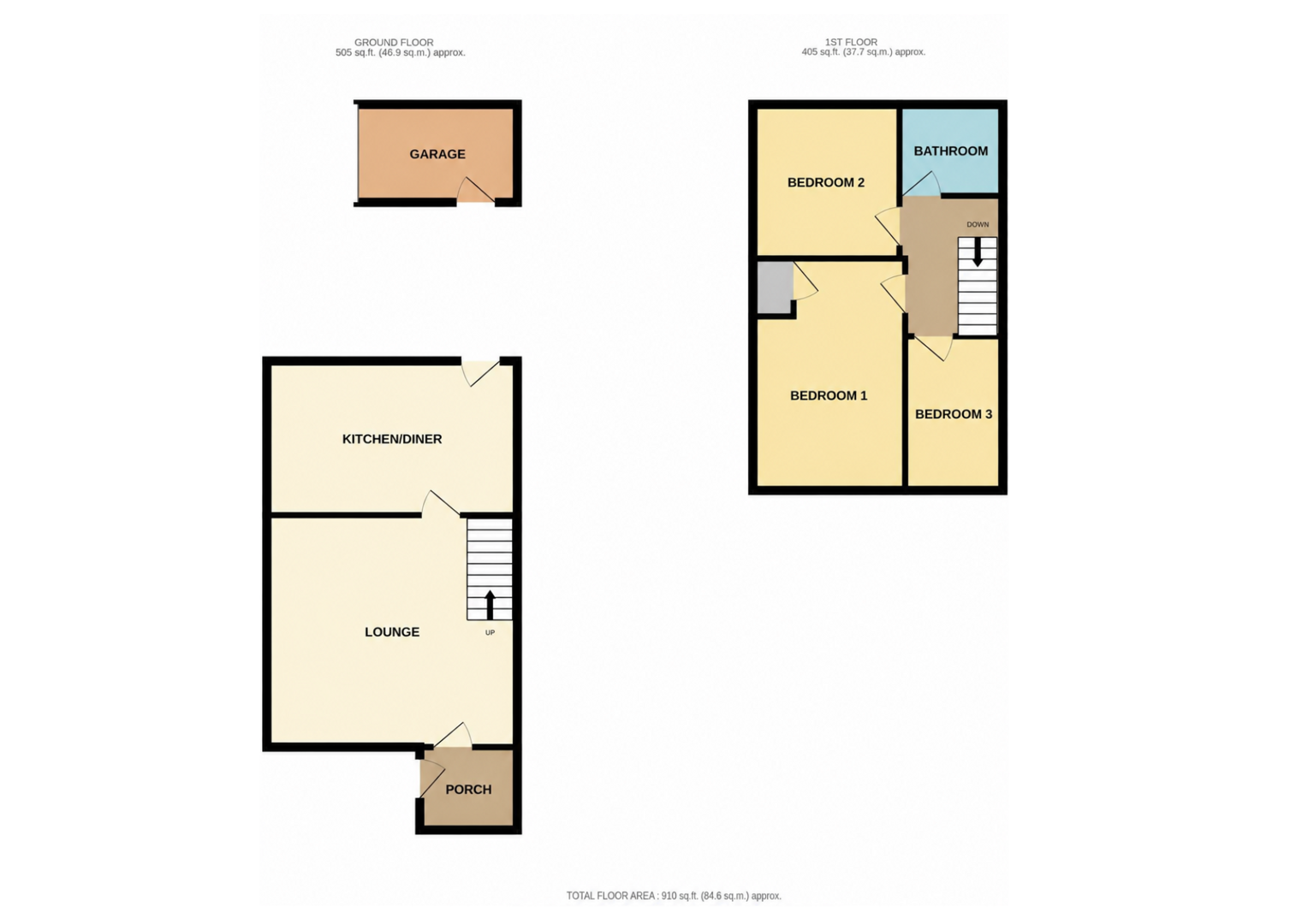 Floorplan for Kimberly Close, Freckleton, PR4 1SN