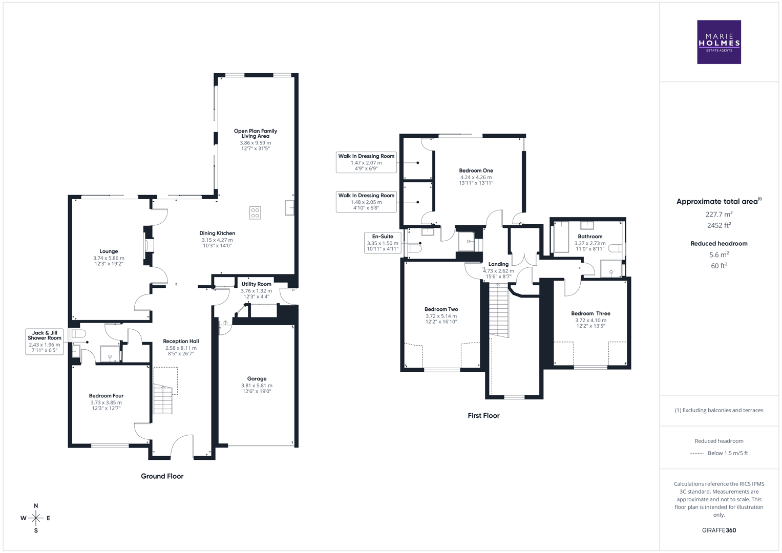 Floorplan for Chain House Lane, Whitestake, Preston, PR4 4LB