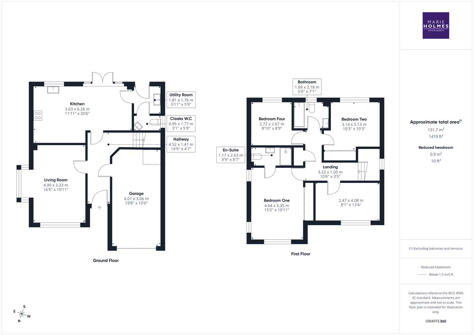 Floorplan for Ennerdale Avenue, Warton, Preston, PR4 1LN