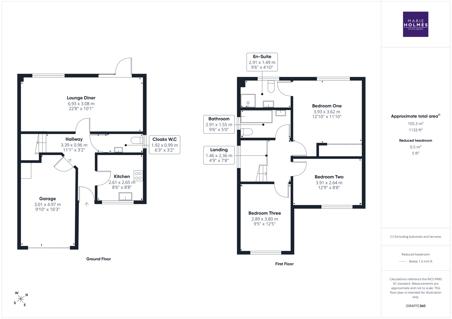 Floorplan for Old Wood Road, Penwortham, Preston, PR1 9AR