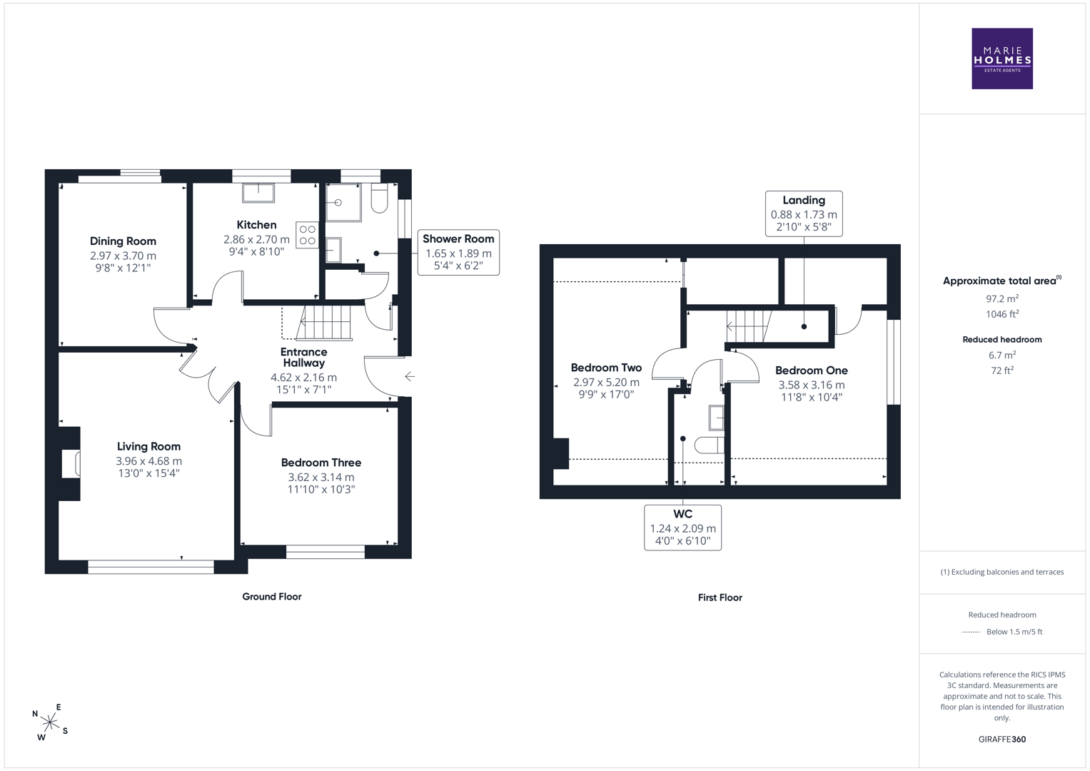 Floorplan for The Coppice, Ingol, Preston, PR2 3UL