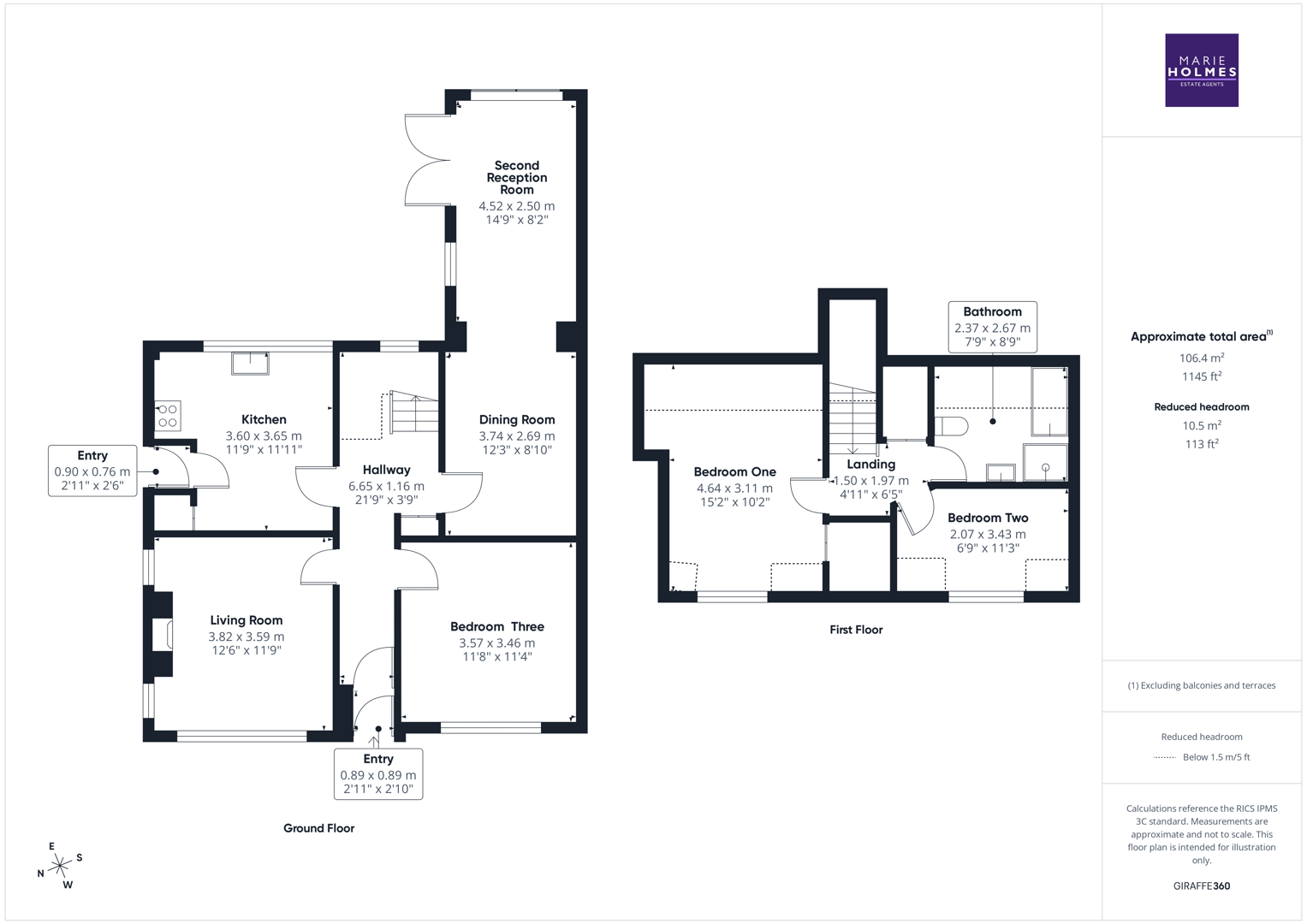 Floorplan for Priory Lane, Penwortham, Preston, PR1 0AR