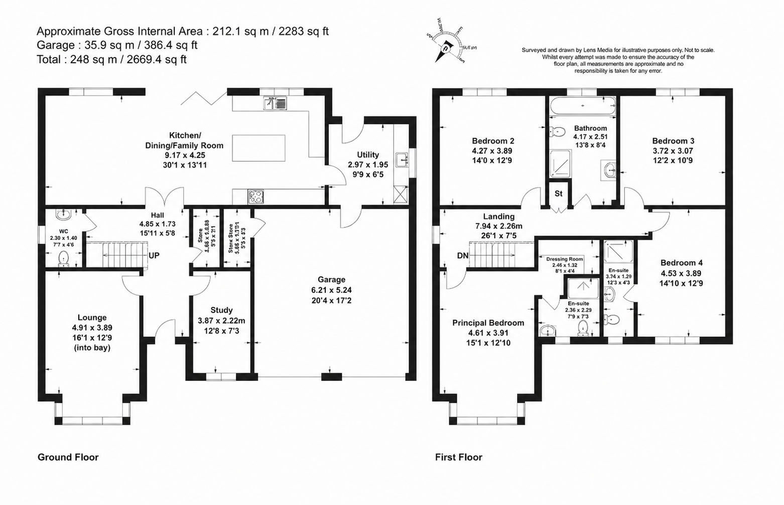 Floorplan for Lawton Meadows, Bartle Lane, Lower Bartle Preston, PR4 0YY