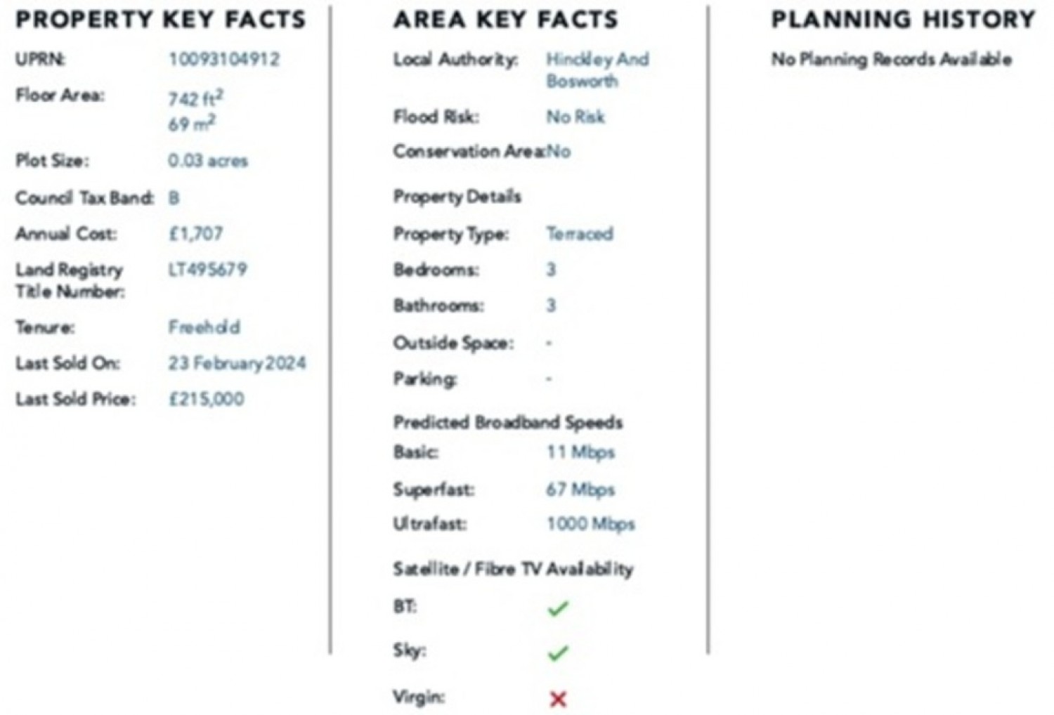 3 bedroom House in Co-Op Close, Barwell
