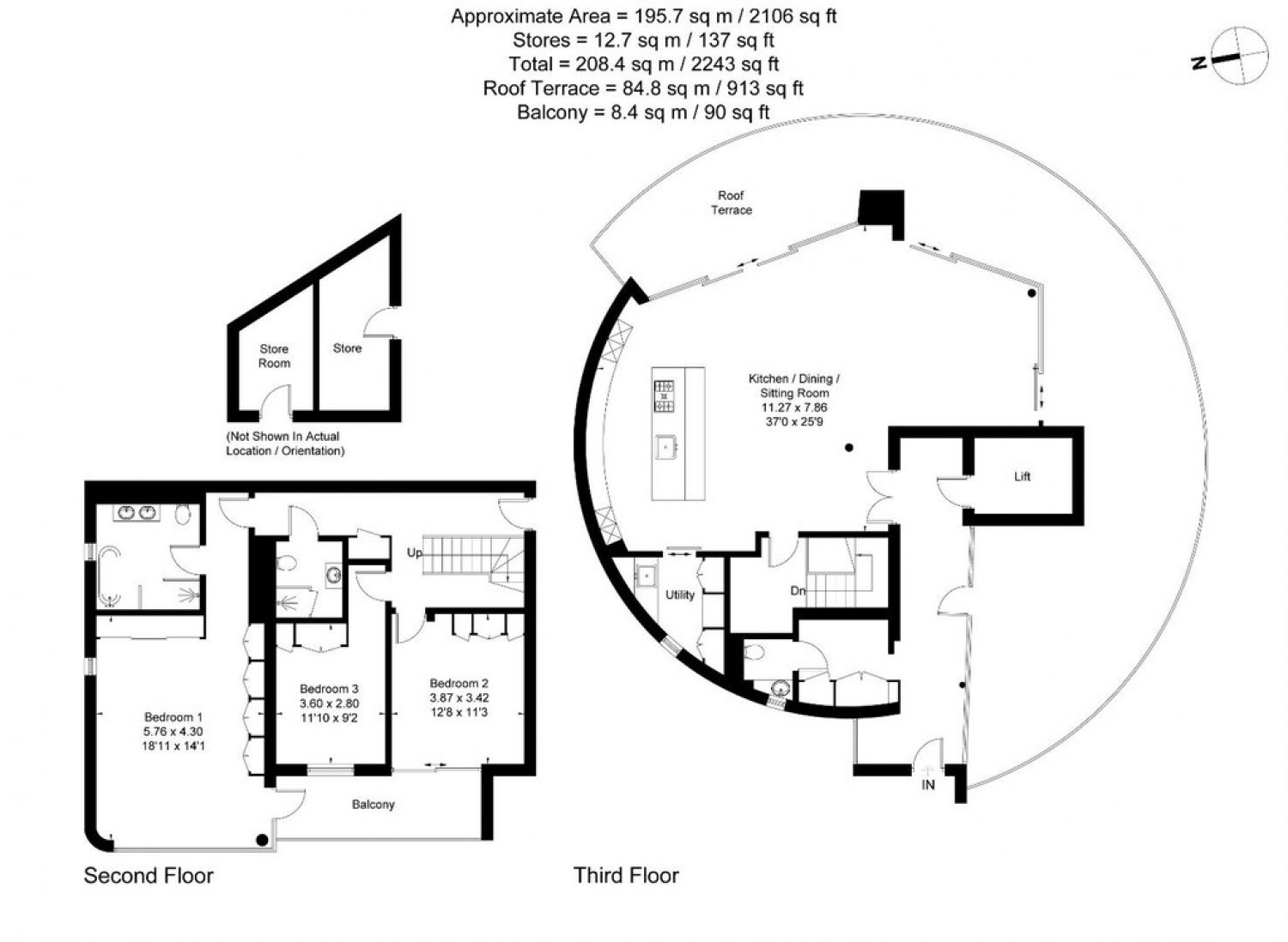 3 bedroom Flat for Letting Branksome Park, Poole