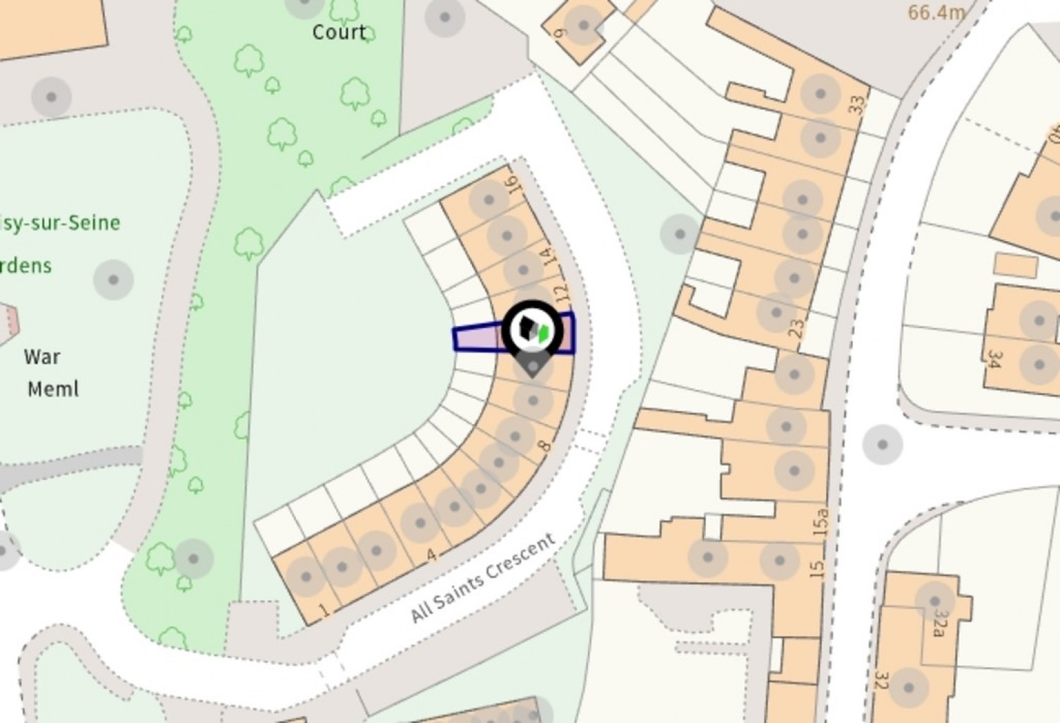 All Saints Crescent, Westbury, Wiltshire