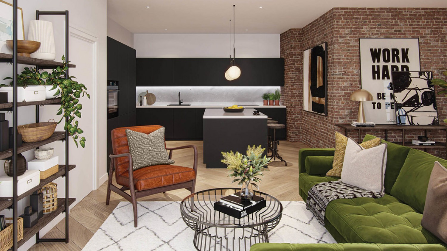 2 bedroom Flat in Canalside Apartments, Scotland Street, Birmingham, B1