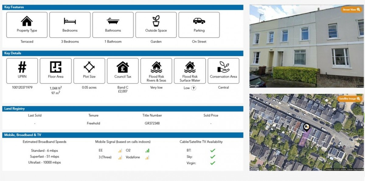 All Saints Terrace, Cheltenham, Gloucestershire