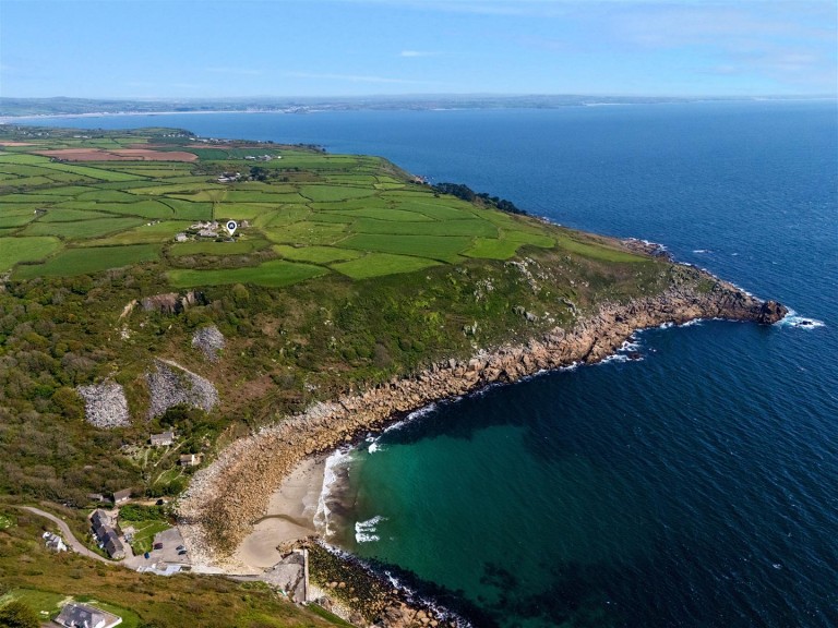 Barn conversion with coastal views, Lamorna