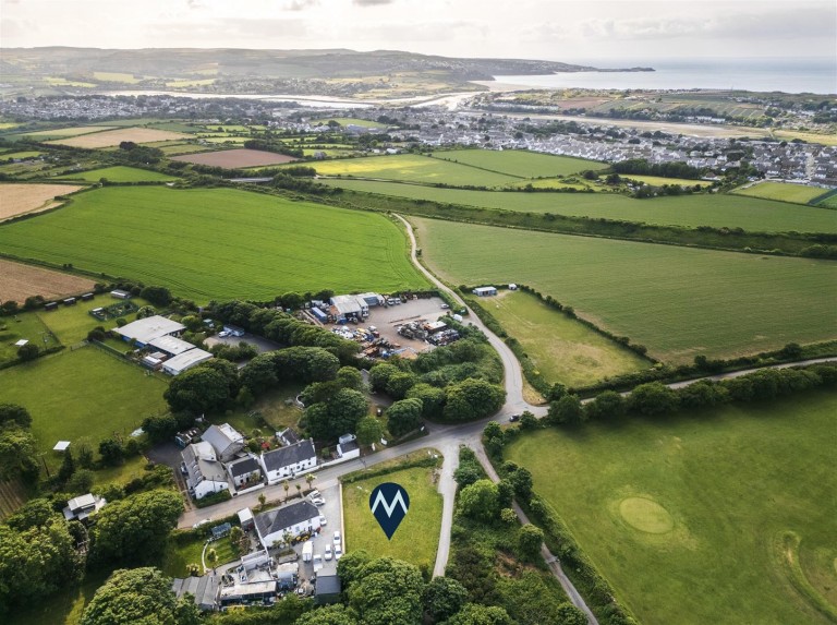 Plot with outline planning for two dwellings, Hayle