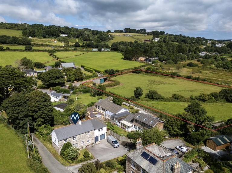 Detached Property with 2.6 Acres of Land, Stables, Piggery & Hay Store, Trevarth