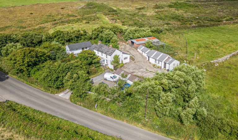 Farmhouse with approx 6 acres of land, Nr Camborne