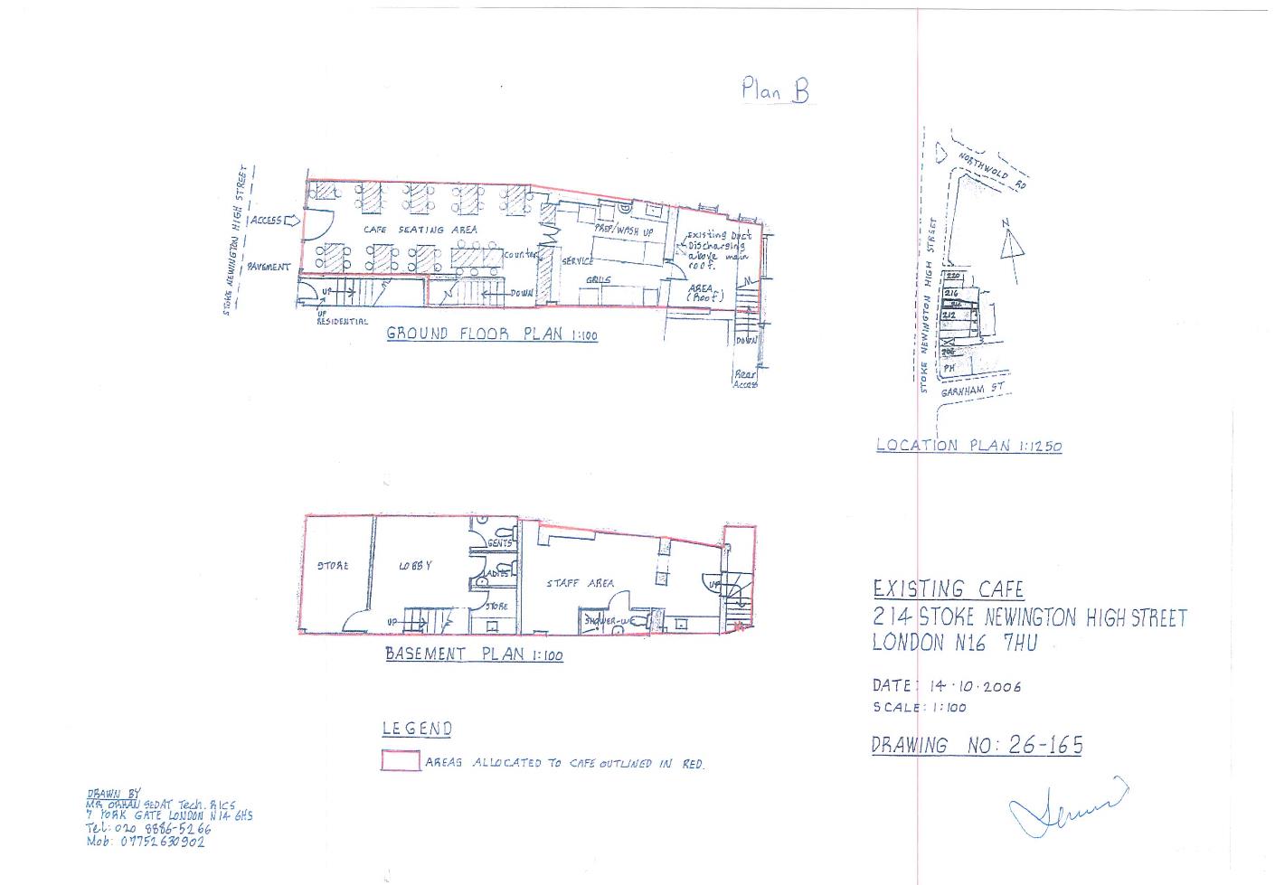 Floorplan for Stoke Newington High Street, N16