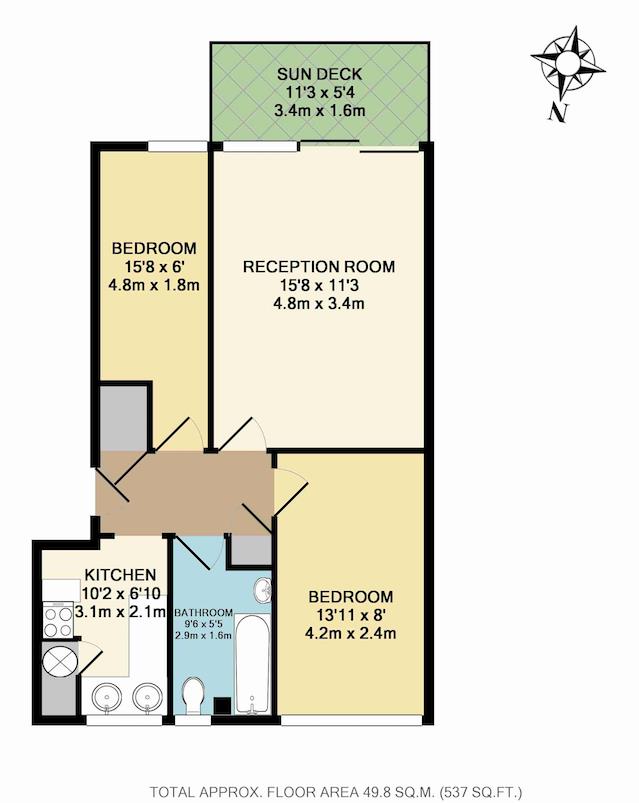 Floorplan for Arbor Court, N16