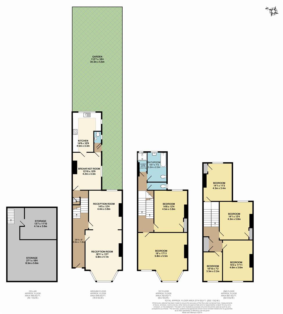 Floorplan for Lordship Road, N16