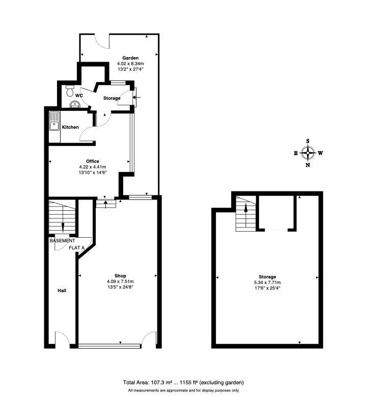 Floorplan for Stoke Newington Church Street, N16