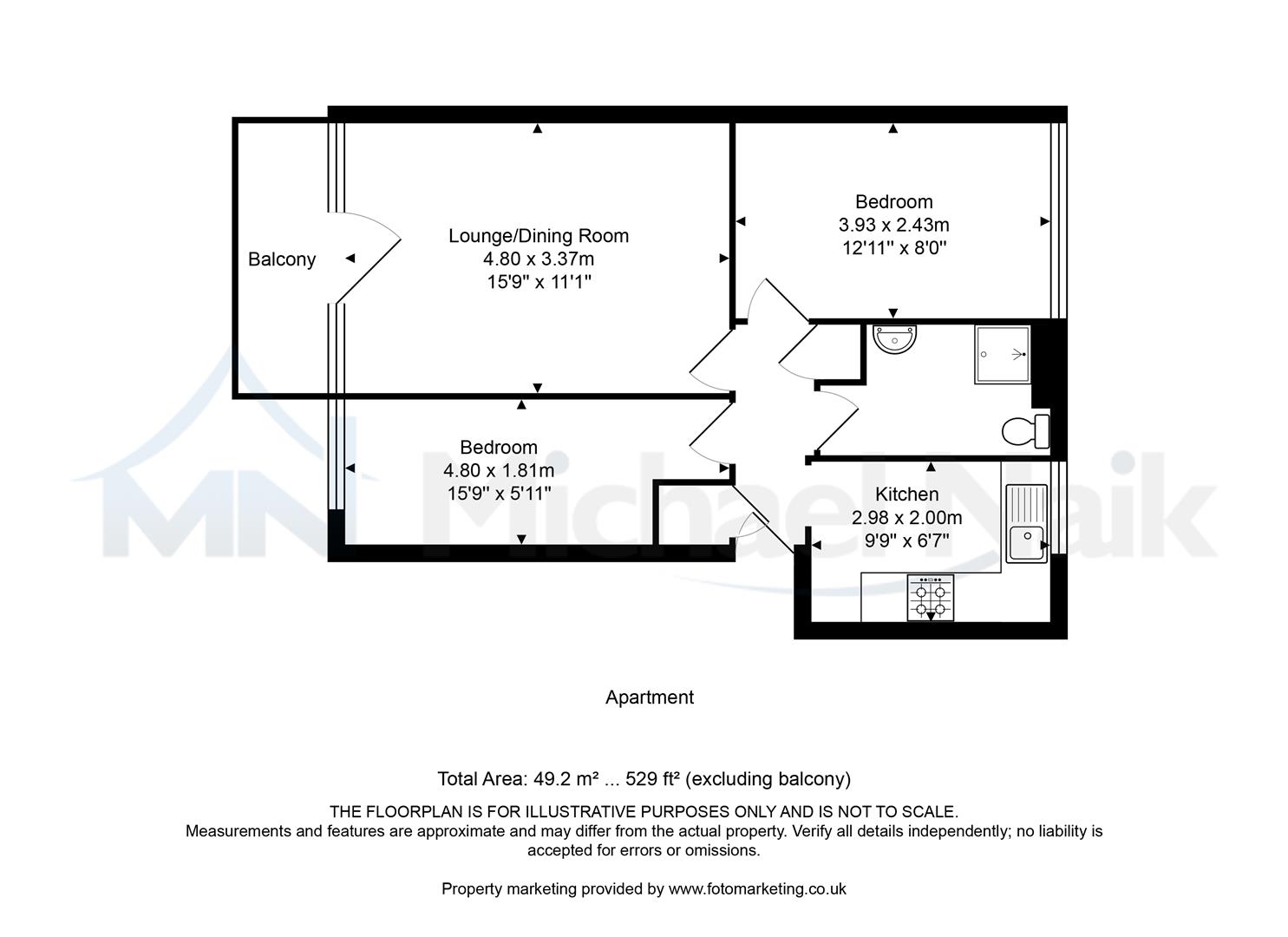 Floorplan for Arbor Court, N16