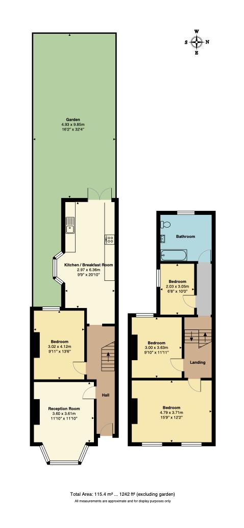 Floorplan for Dynevor Road, N16