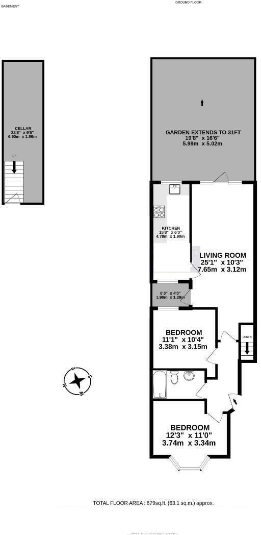 Floorplan for Dynevor Road, N16