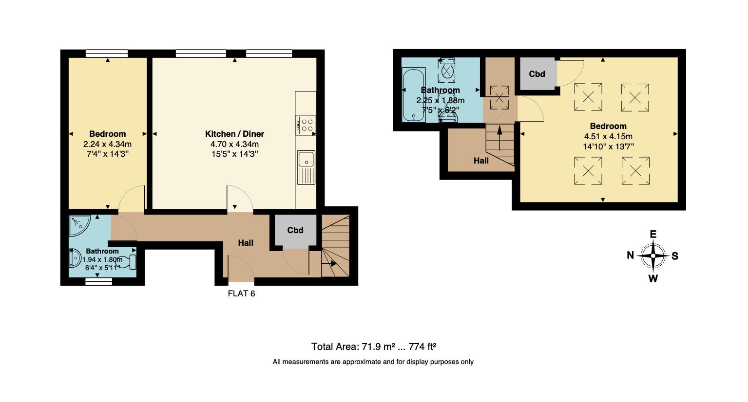 Floorplan for Stoke Newington High Street, N16
