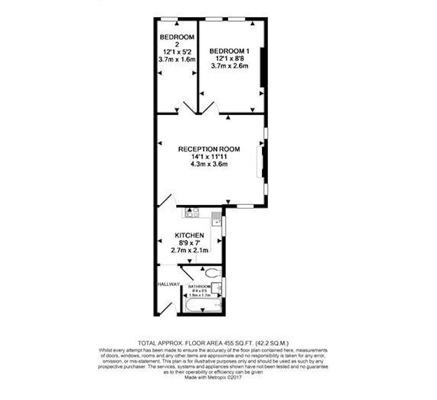 Floorplan for Grainger Road, N22