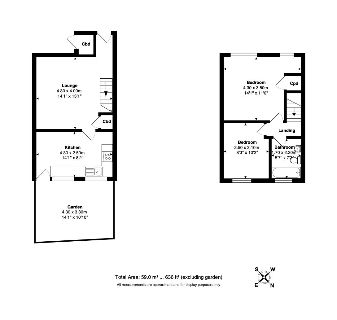 Floorplan for Royal Close, N16