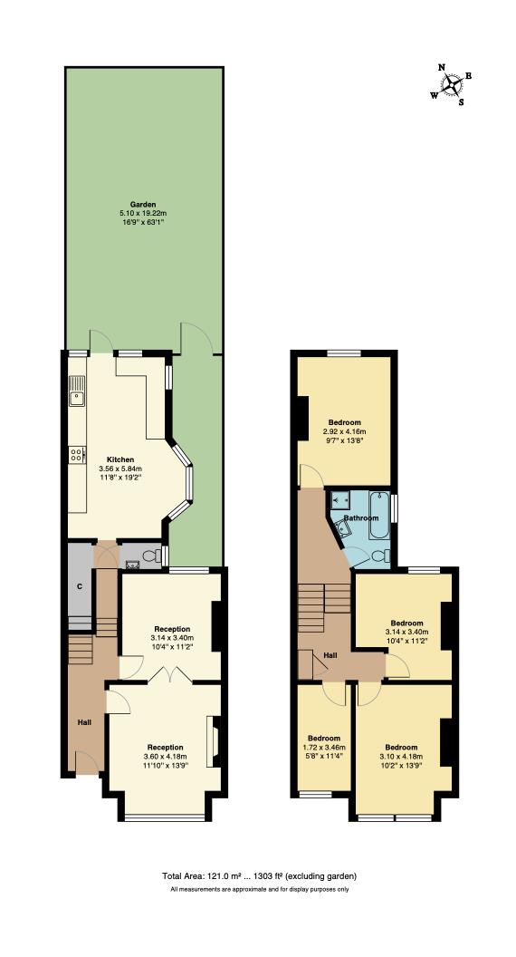Floorplan for Mannock Road, N22