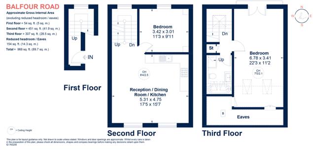 Floorplan for Balfour Road, N5