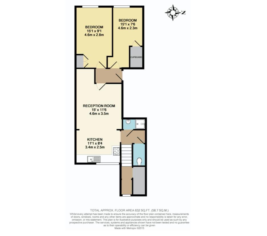 Floorplan for Stoke Newington Road, N16