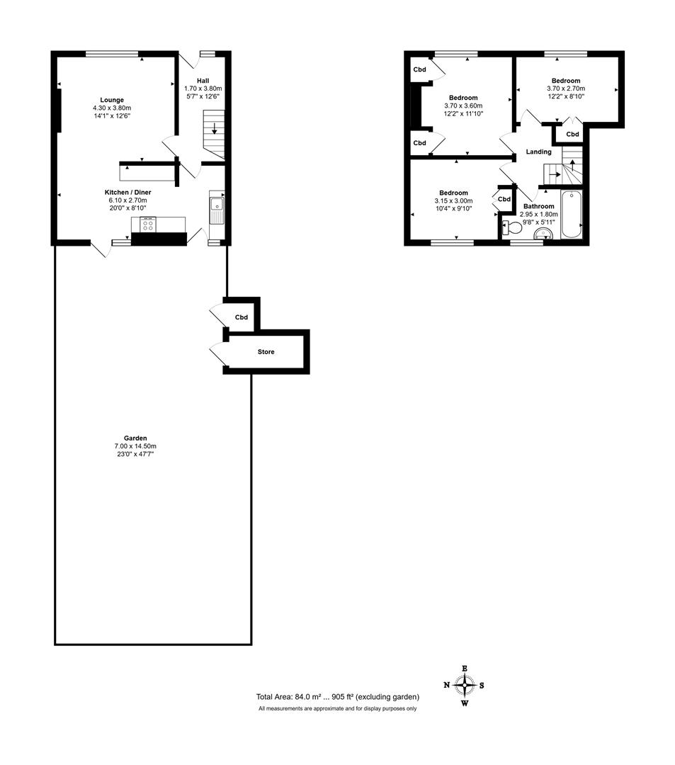 Floorplan for Woodlea Road, N16