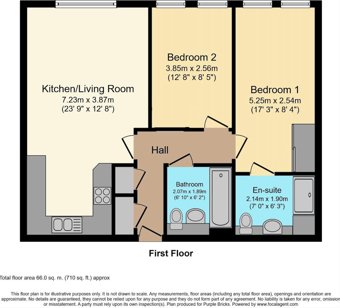 Floorplan for Flanders House, Defoe Road, N16