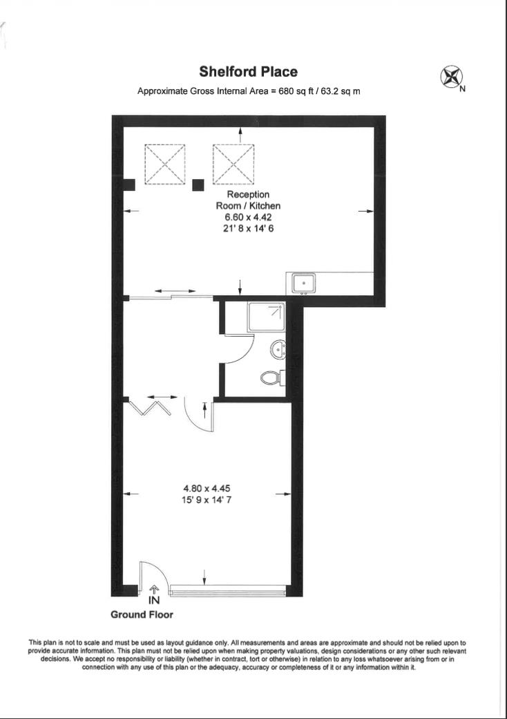 Floorplan for Shelford Place, N16