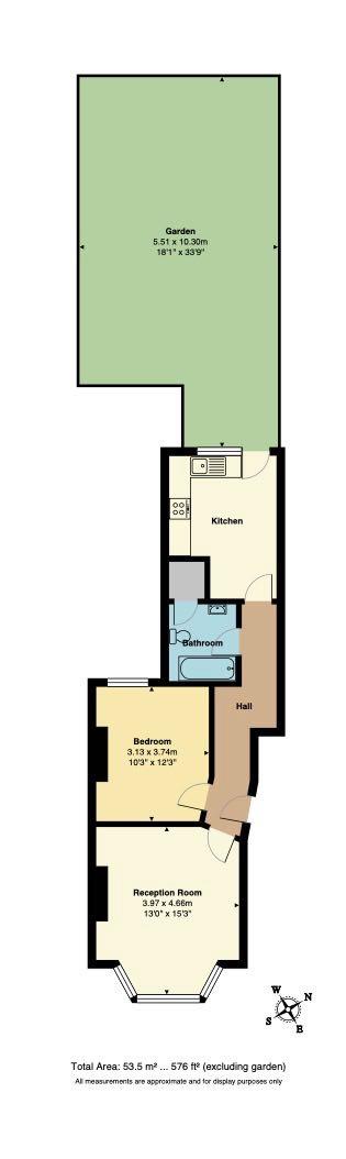 Floorplan for Bayston Road, N16