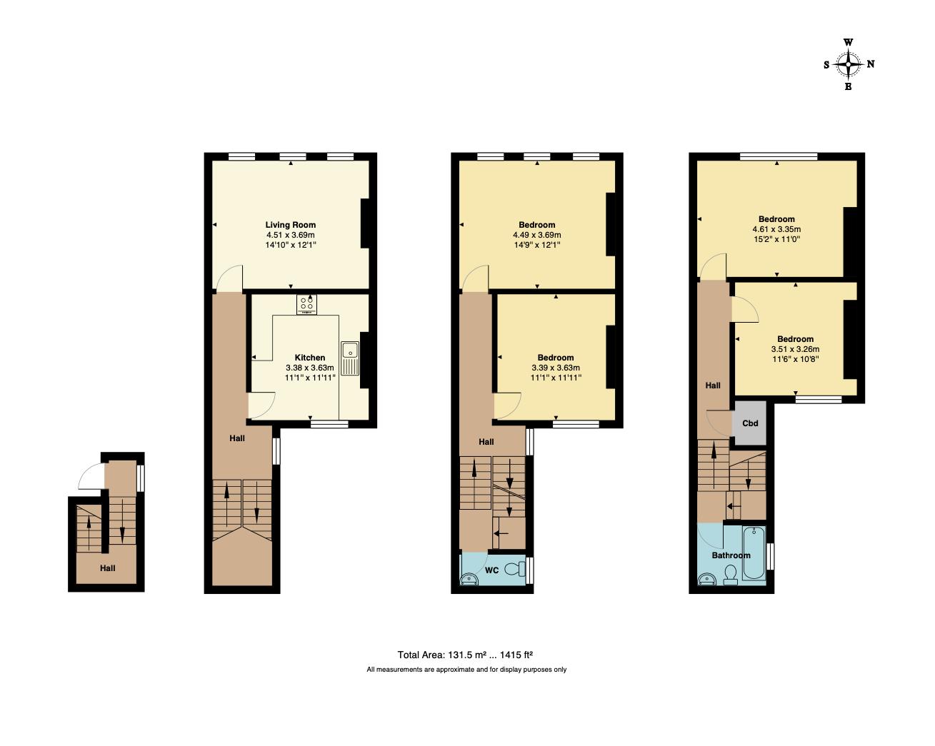 Floorplan for Stamford Hill, N16