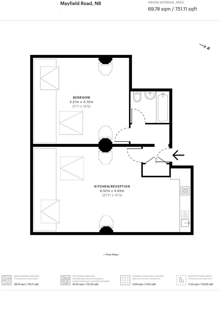 Floorplan for Mayfield Road, N8