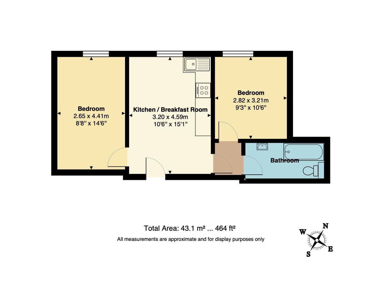 Floorplan for Stoke Newington Church Street, N16