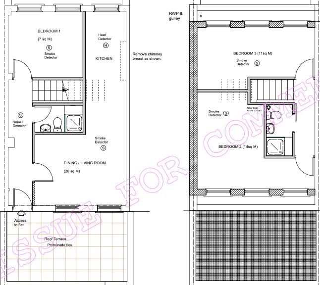 Floorplan for Stoke Newington High Street, N16