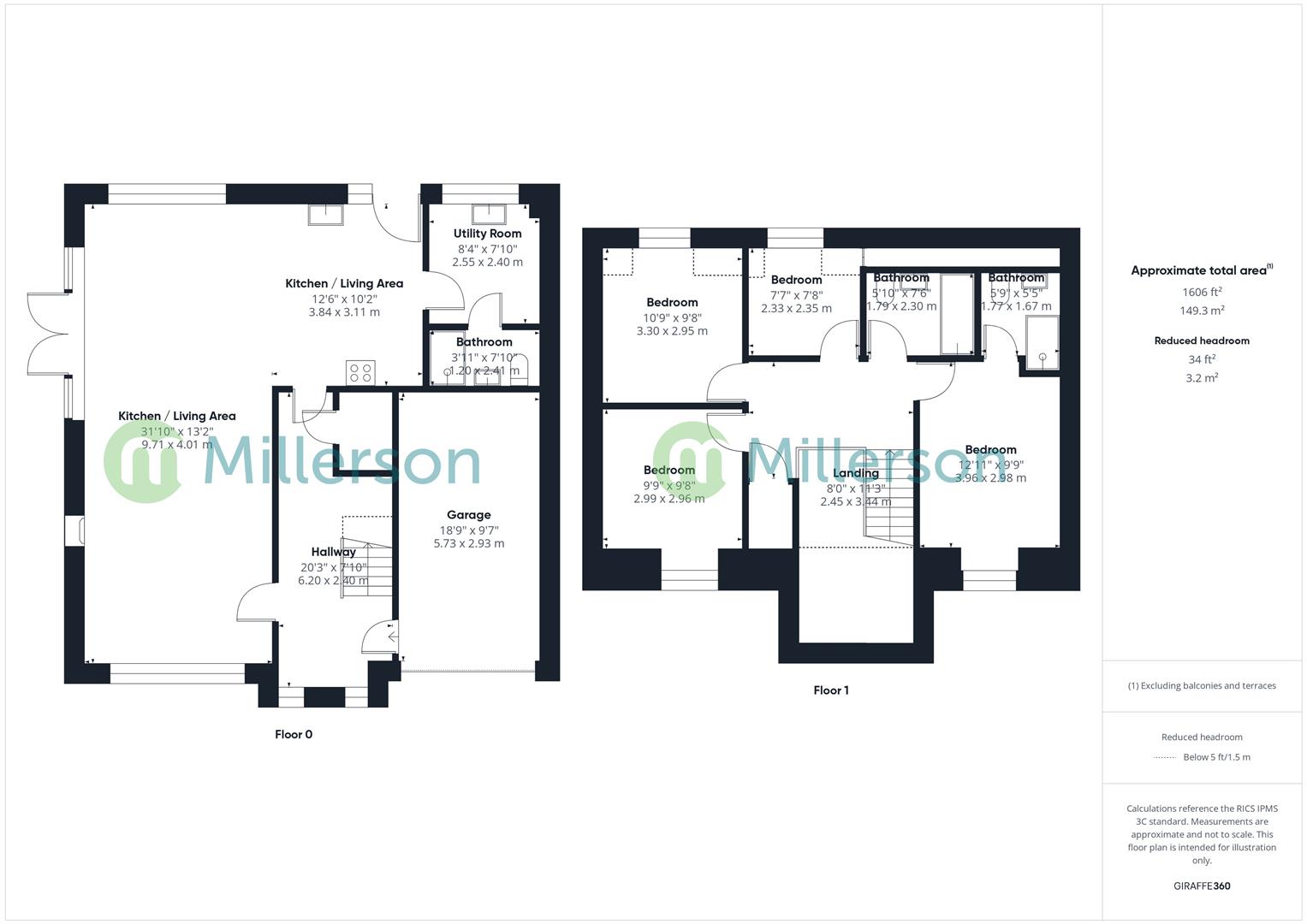 Floorplan for Pendeen Park, Illogan, Redruth