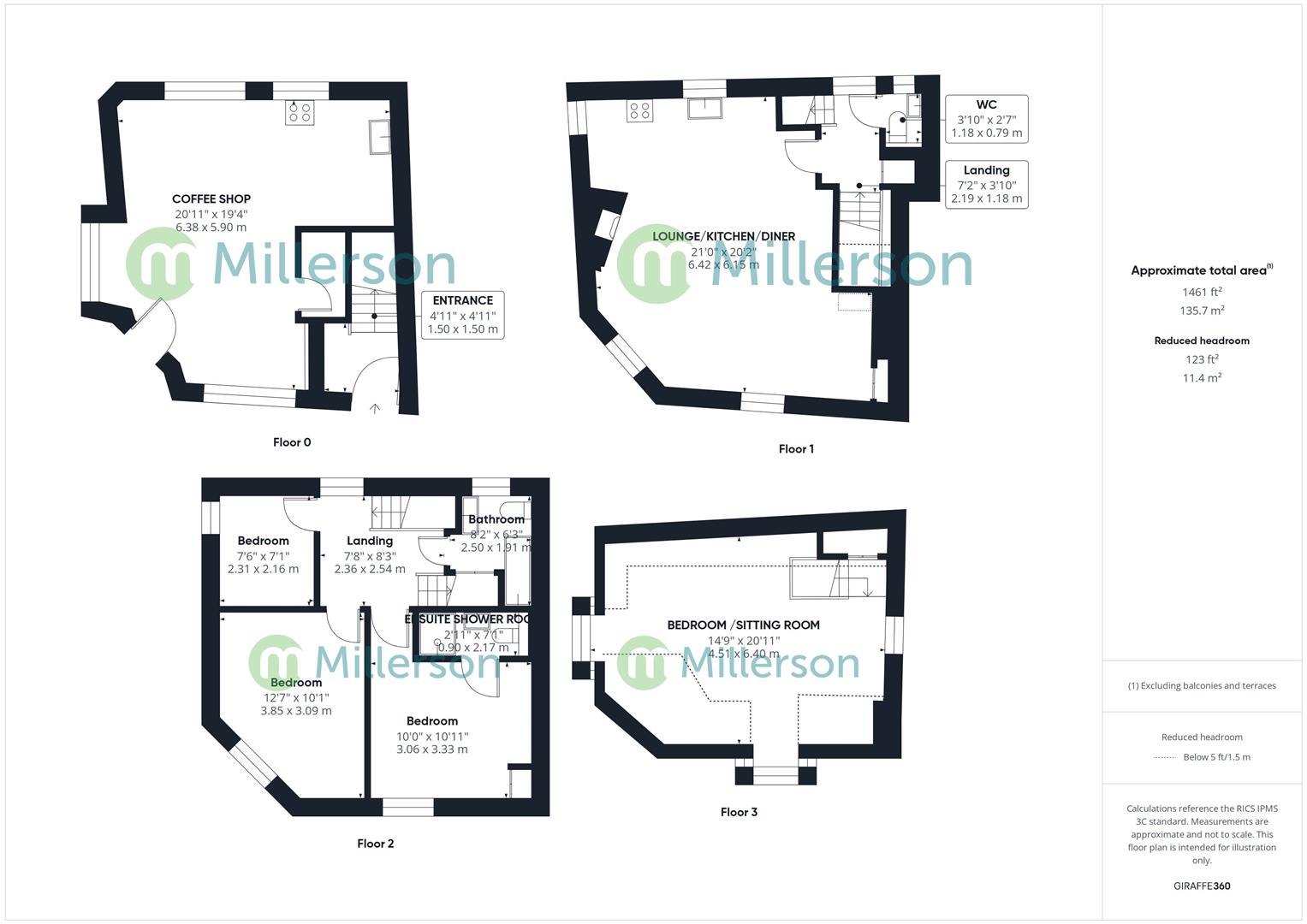 Floorplan for Quay Street, St. Ives