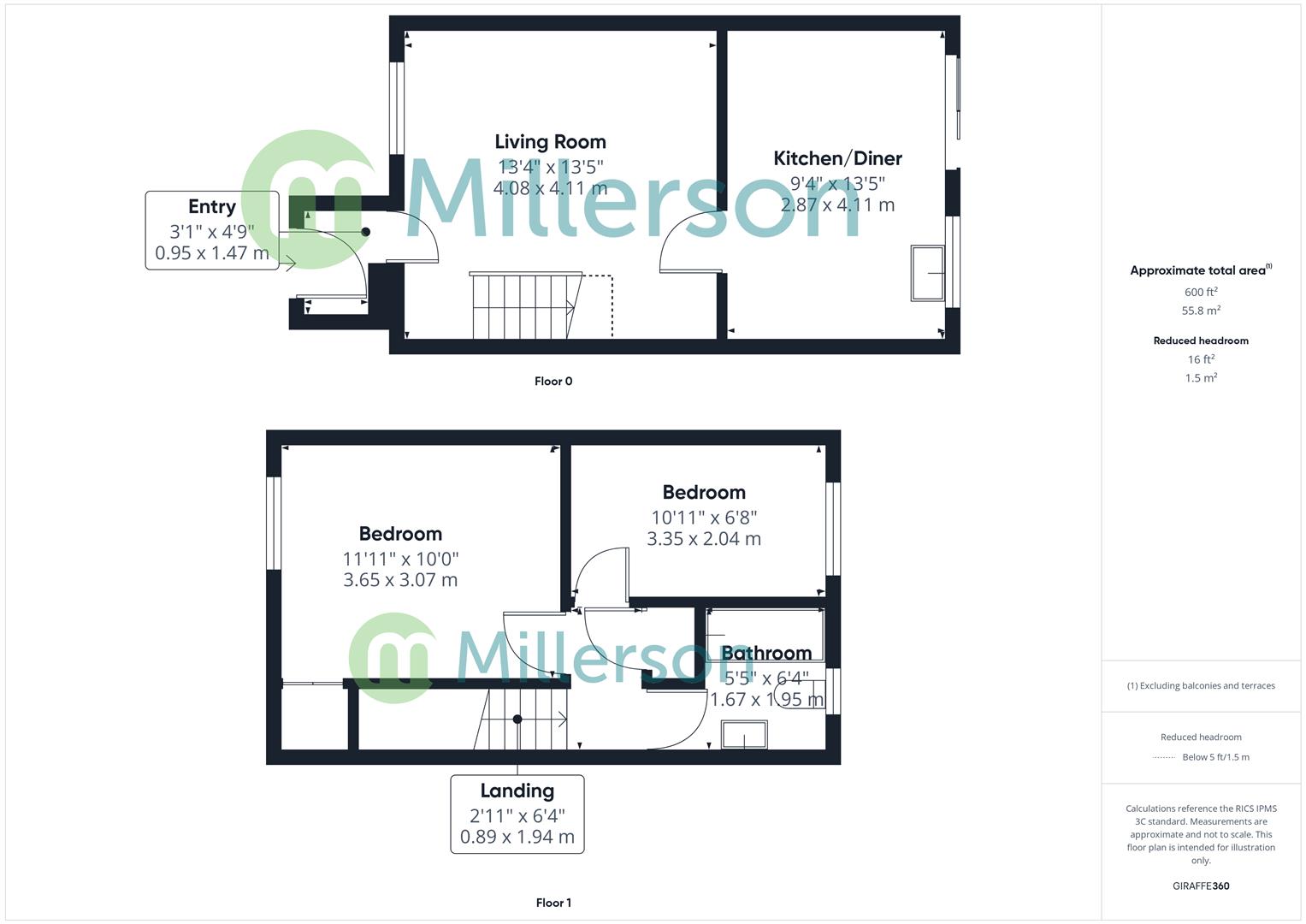Floorplan for Wheal Gerry, Camborne