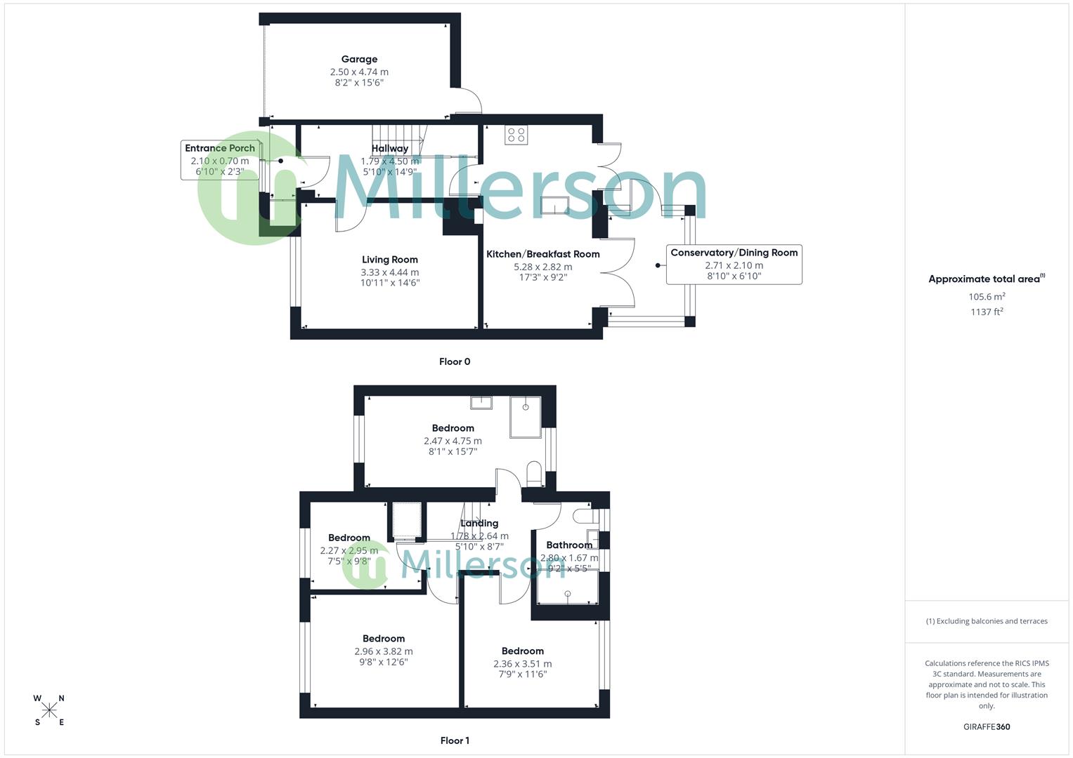Floorplan for Boscarn Road, Redruth