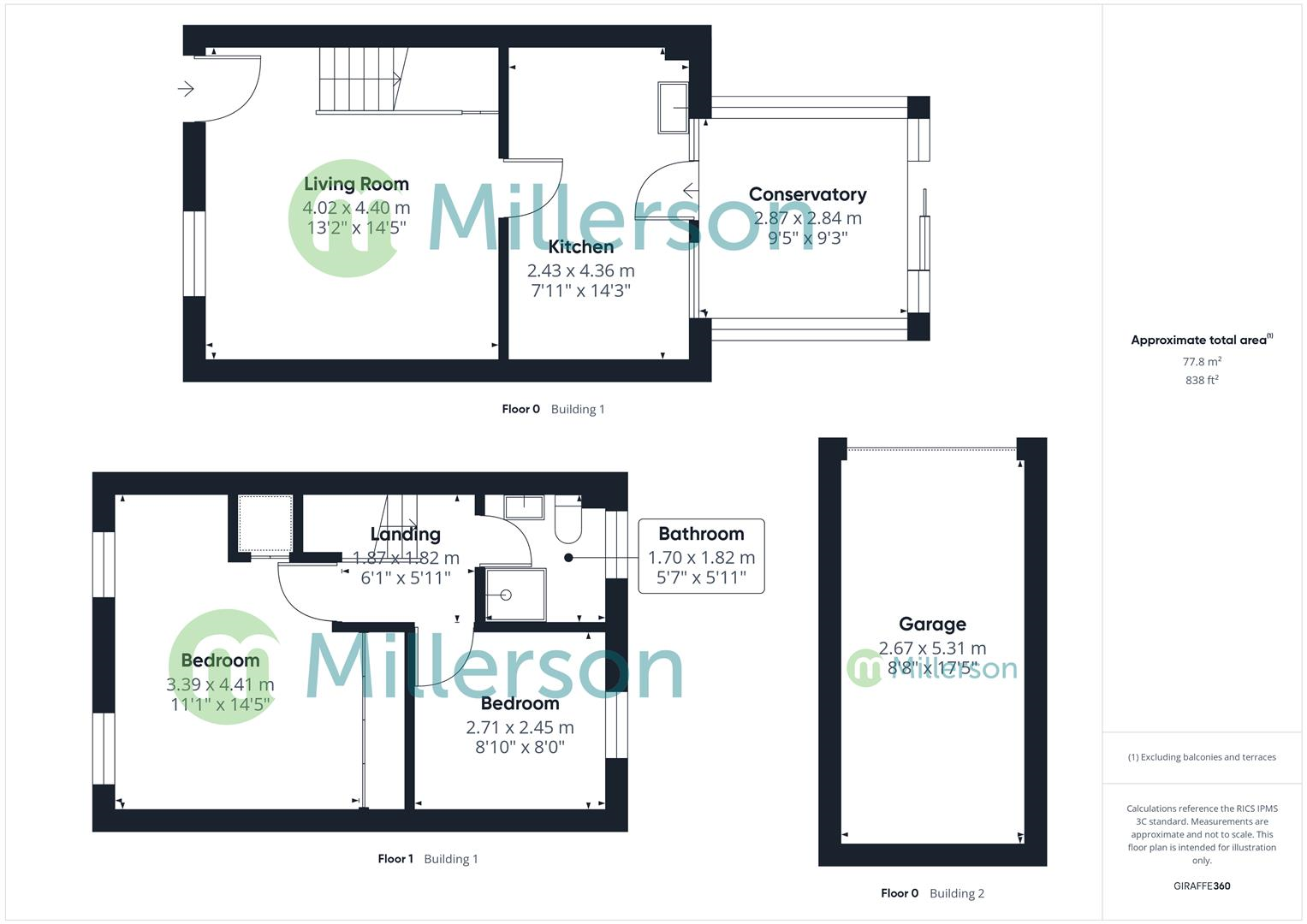 Floorplan for Bosmeor Park, Redruth