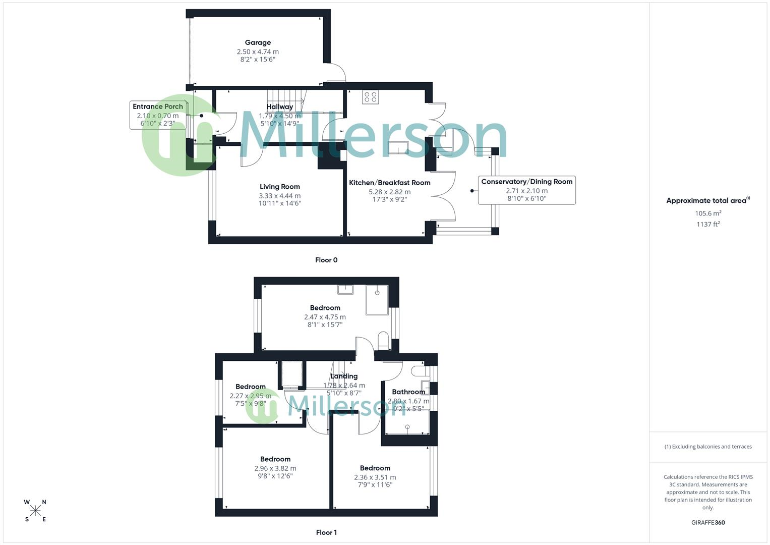 Floorplan for Boscarn Road, Redruth