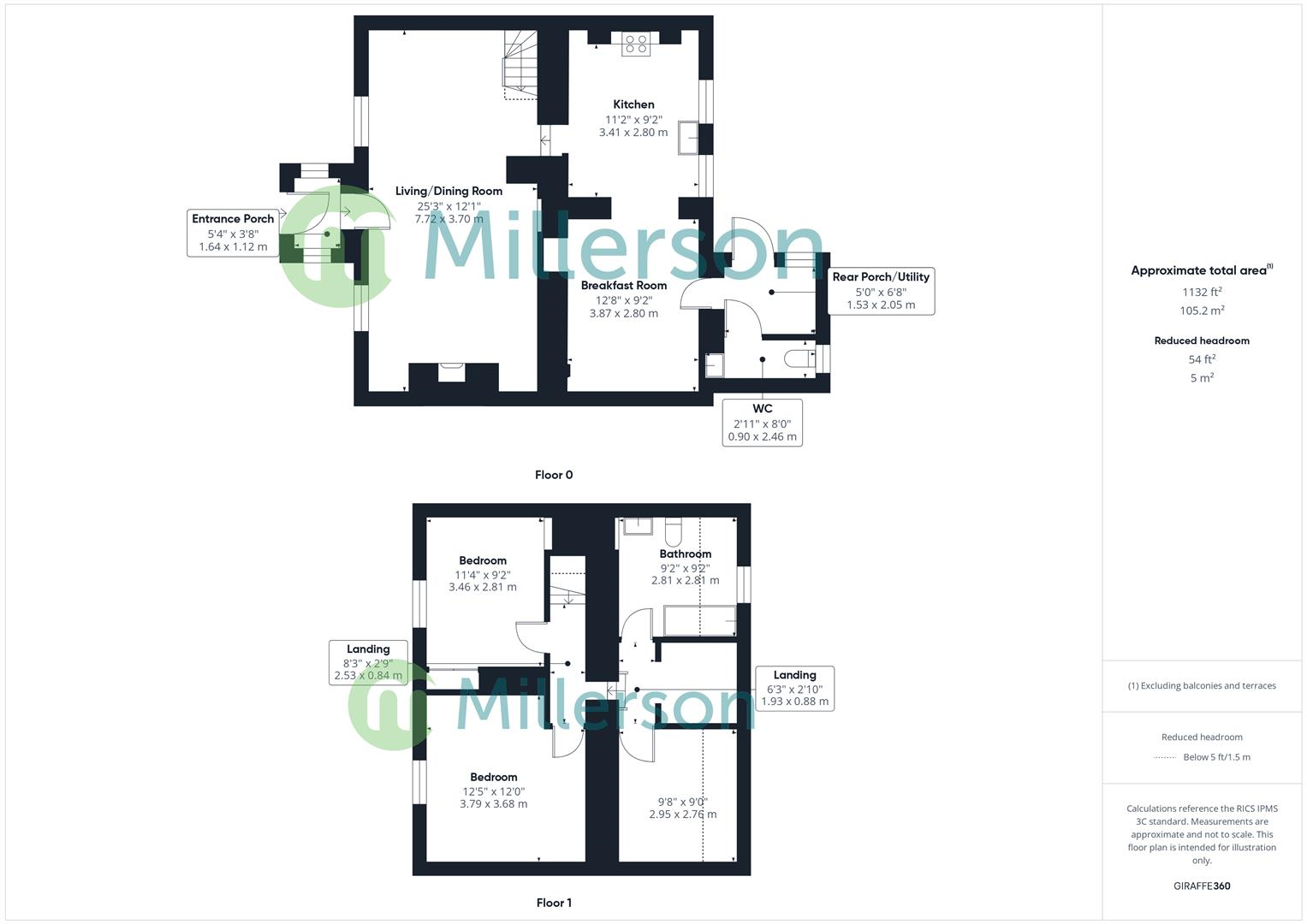 Floorplan for Newton Road, Troon