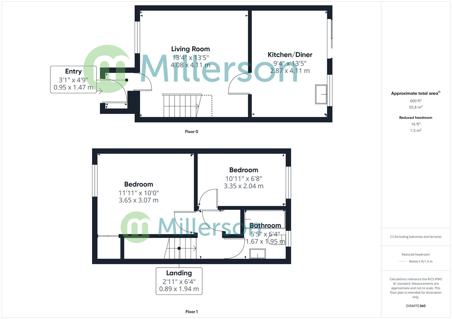 Floorplan for Wheal Gerry, Camborne