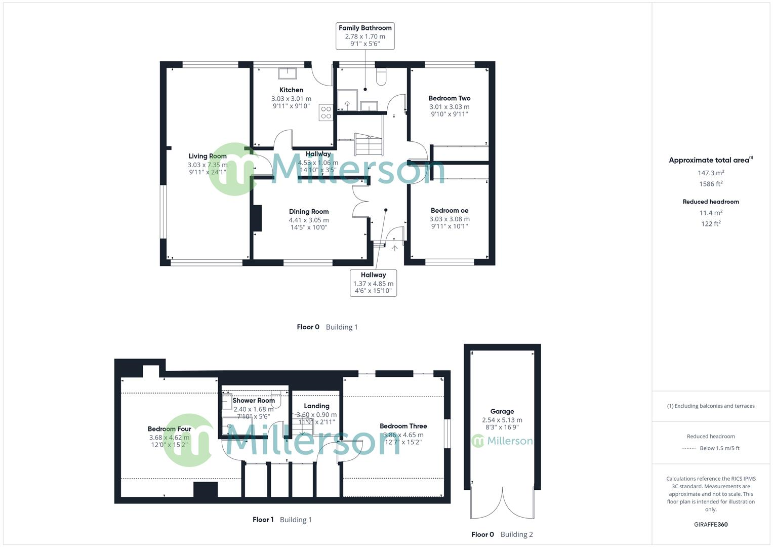 Floorplan for Lower Broad Lane, Redruth