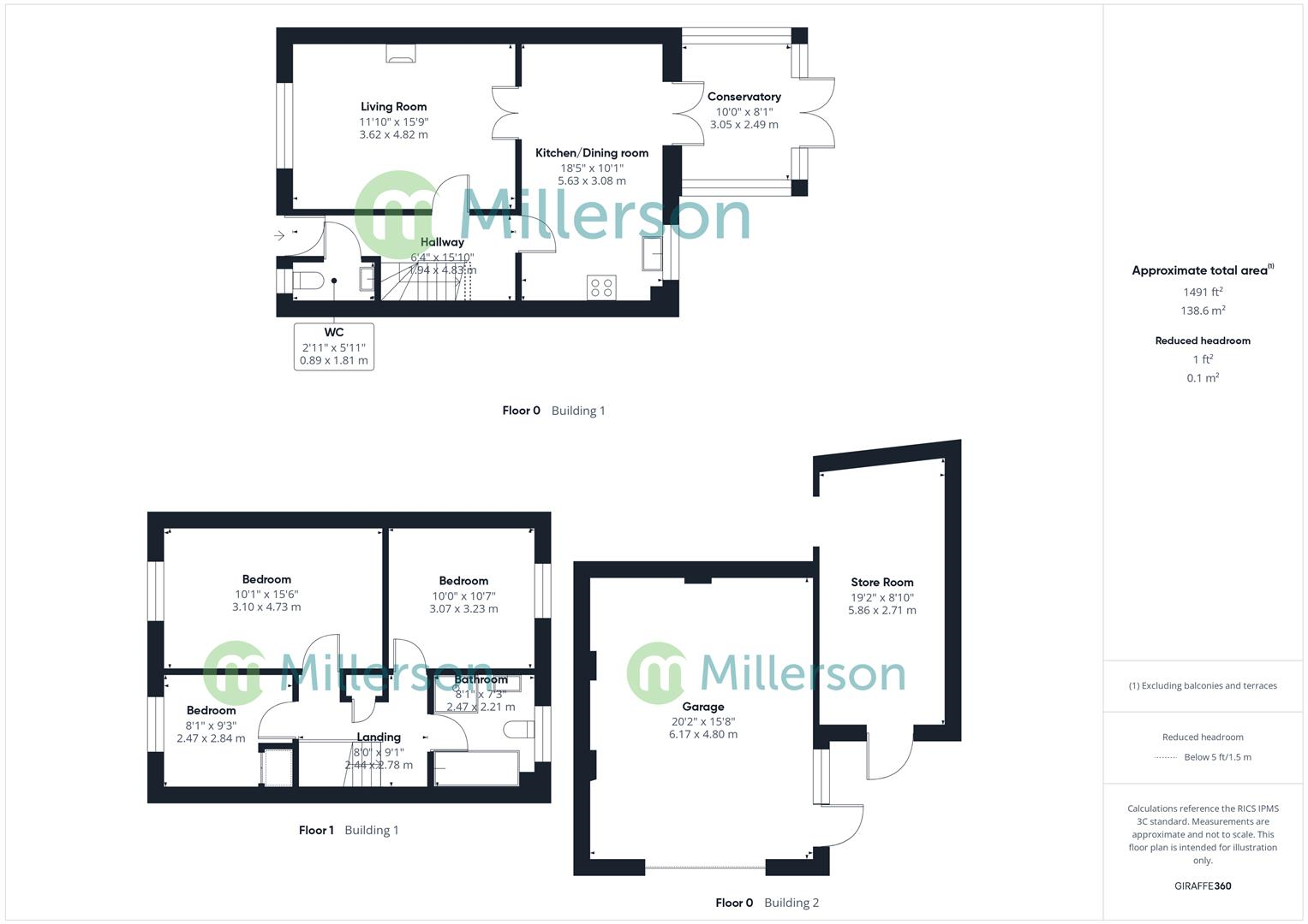 Floorplan for Trerise Road, Camborne