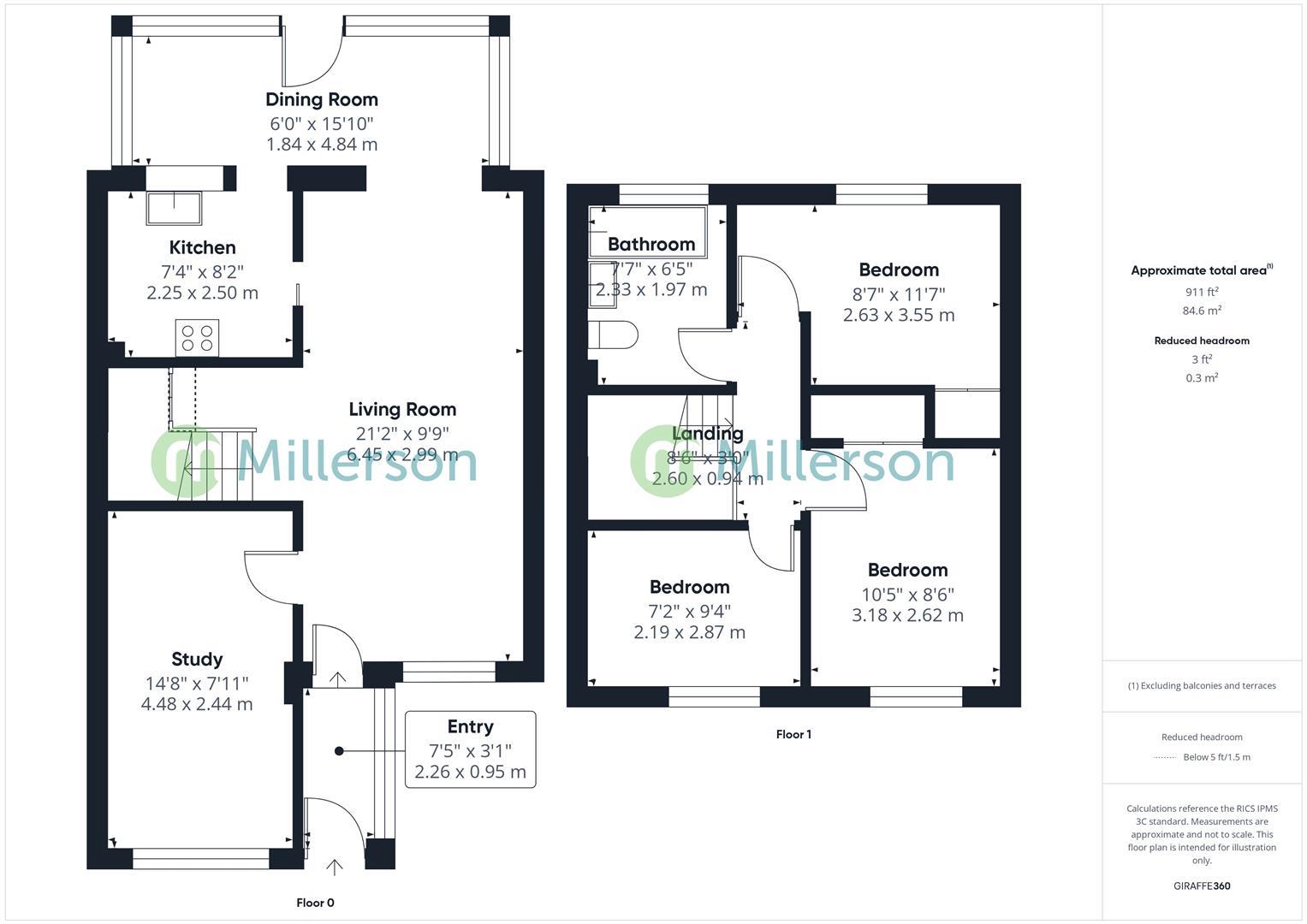 Floorplan for Arundel Court, Connor Downs, Hayle